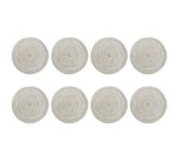 Zymoplas Napperons de Table résistants à la Chaleur et pour aux Taches, 8 pièces, avec Taille de Style et Emballage, Sets Table et sous-Verres 4, Vert, 8 pièces