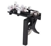 Zymoplas Outil assisté d'accords de ukulélé adapté Pour aux débutants pour un son magnifique, bons cadeaux, outil d'entraînement d'accords de guitare ABS facile