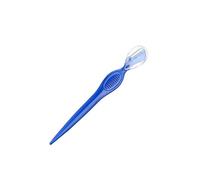 Zymoplas Outil de maquillage Fourniture de toilettage Gagnez du temps Rasoir pour le visage Pratique Tondeuse à sourcils Prink Outils Pochoir à sourcils pratique, Bleu transparent