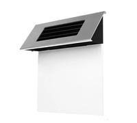Zymoplas Panneau de numéro de maison pour Plaque murale éclairée par LED 55cm Plaques numéro maison murales panneau éclairé par LED