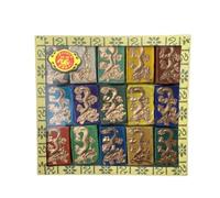 Zymoplas Peinture de calligraphie avec emblème de Dragon, dix couleurs, encre et bloc pour les passionnés, ensemble d'encre peinture calligraphie