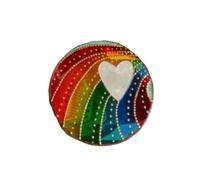 Zymoplas Pet Memorial Sun Catchers Acrylique Décoration Balcon Pendentifs Exquis Arc-en-Ciel Pendentif Suspendu avec Lanière pour Porte Fenêtre, Type 4