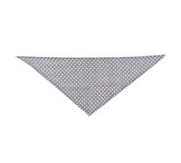 Zymoplas Pet Slobber Écharpe Portable 4 Saisons Pliable Coton Thermique Adorable Serviette Triangulaire Décoration pour 25-45cm Cou, Gris