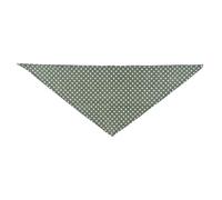 Zymoplas Pet Slobber Écharpe Portable 4 Saisons Pliable Coton Thermique Adorable Serviette Triangulaire Décoration pour 25-45cm Cou, Vert