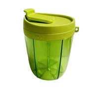 Zymoplas Pilulier avec grands compartiments séparés pour voyage affaires boîte à comprimés matin midi soir avec, vert