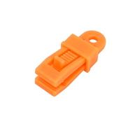 Zymoplas Pince de Tente Remplacement détachable Robuste antidérapant Camping randonnée Pique-Nique auvent Fixation Fixation Pince Accessoires, Orange