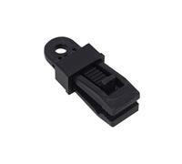 Zymoplas Pince de Tente Remplacement détachable Robuste antidérapant Camping randonnée Pique-Nique auvent Fixation Fixation Pince Accessoires, Le Noir