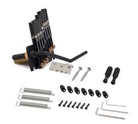 Zymoplas Pont de trémolo de décoration de pièce de queue de guitare à 7 cordes avec Kit de vis et écrous fournitures d'instruments de musique à cordes
