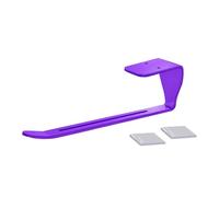 Zymoplas Porte-gobelet d'étagère Compact et léger pour des Solutions peu encombrantes, support suspendu en alliage d'aluminium sous l'armoire et le placard, Violet