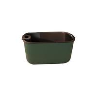 Zymoplas Pot de fleurs rectangulaire en plastique absorbant l'eau Pots de légumes bassin de plantes planteur jardin balcon installation de serre, Vert