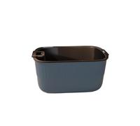 Zymoplas Pot de fleurs rectangulaire en plastique absorbant l'eau Pots de légumes bassin de plantes planteur jardin balcon installation de serre, Bleu