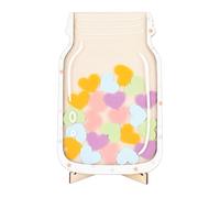 Zymoplas Pot de récompense Mignon à Large Application pour la Croissance comportementale des Enfants, Tableaux de récompense en Bois pour Le comportement des Enfants dans la crèche, tapez 4