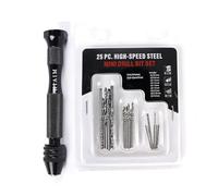 Zymoplas Pour Micro Twist Drill Bits Kit d'outils manuel Outils rotatifs de taille compacte pour le travail du bois, Tapez 4