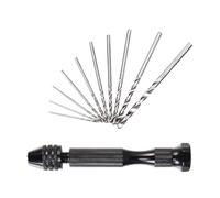 Zymoplas Pour Micro Twist Drill Bits Kit d'outils manuel Outils rotatifs de taille compacte pour le travail du bois, Tapez 3