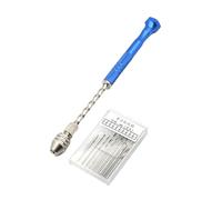 Zymoplas Pour Micro Twist Drill Bits Pin Vise Kit d'outils manuels précis et polyvalents Conception antidérapante Porte-clés semi-automatique en résine à main en spirale, Tapez 4