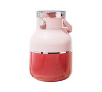 Zymoplas Presse-agrumes électrique, pour Extraction de jus, mélangeur de jus efficace, mélangeur électrique Portable, presse-agrumes fruits, rose, couteau 4 lames