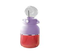 Zymoplas Presse-agrumes électrique, pour Extraction de jus, mélangeur de jus efficace, mélangeur électrique Portable, presse-agrumes fruits, violet, couteau 4 lames