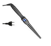 Zymoplas Prise ue cheveux fer à friser électrique réglable bigoudi rouleau Anti-brûlure maison cône repassage professionnel vague Styler