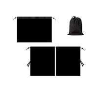 Zymoplas Rideau de séparation pour Voiture de Taxi, Blocage la lumière du Soleil et intimité pour Accessoires Voiture, Couverture Rideaux Confort et d'intimité 3 pièces/Ensemble