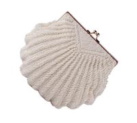 Zymoplas Sac à bandoulière élégant pour femmes élégantes, transportez les essentiels avec Style, pochette de soirée en Polyester, sac de mariage Chic, beige