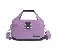 Zymoplas Sac à bandoulière élégant pour femmes, sac à bandoulière en tissu pour transporter les essentiels, sac à main pour dames, sacs à main de grande capacité, taro violet, 29 * 19 * 9 * 12