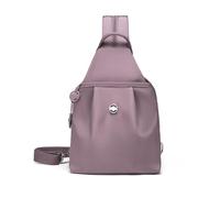 Zymoplas Sac à pour femme, sac de transport à bandoulière, de travail décontracté, solide et imperméable, grande capacité, violet