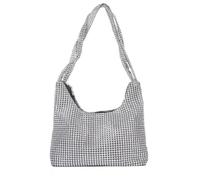 Zymoplas Sac Carré Strass À La Mode Pour Femme - Style Étincelant Et Grande Capacité Bretelles Confortables Et