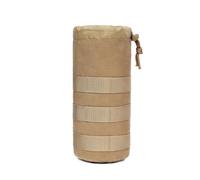 Zymoplas Sac de Bouteille d'eau en Plein air Pochette en Nylon Porte-Bouilloire Camping Pack Sac à Taille Transporteur Couverture Protecteur avec Boucle, Couleur de la Boue