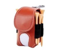 Zymoplas Sac de Golf en Cuir de qualité supérieure avec Clip Ceinture pour Hommes et Femmes, Sac Golf Portable pour l'extérieur, Taille, tapez+5