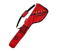 Zymoplas Sac de golf léger et pliable - Sac de voyage facile à transporter 49 Contient jusqu'à 10 clubs Nylon Couleur Bleu Rouge Gris, Rouge