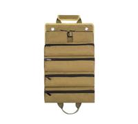 Zymoplas Sac de Rangement Enroulable poignée de Levage Remplacement Portable meuleuse Multi-Poches Tournevis Pince Pochette Organisateur, Kaki