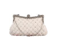 Zymoplas Sac de soirée d'apparence exquise, ajout classique à la Collection, beaux cadeaux, pochettes de soirée pour femmes, blanc