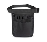 Zymoplas Sac de Taille en Nylon Multi-Poches Sacs de Ceinture de Grande capacité Sac Banane résistant à l'usure Femmes Support de Course Voyage Hanche, Le Noir