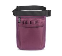 Zymoplas Sac de Taille en Nylon Multi-Poches Sacs de Ceinture de Grande capacité Sac Banane résistant à l'usure Femmes Support de Course Voyage Hanche, Violet