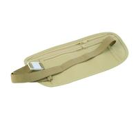 Zymoplas Sac de taille sacs de transport invisibles Pack conteneur portefeuille de sécurité pochettes de rangement antivol unisexe pochette de ceinture d'argent