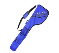 Zymoplas Sac de Transport de Golf Pliable léger - Sac Voyage Facile à Transporter 49 Peut contenir jusqu'à 10 Clubs Couleur Nylon Noir Bleu Gris, Bleu