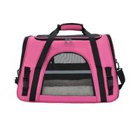 Zymoplas sac de transport pour animaux de compagnie, avec trous respirants et coussin en peluche pour plus confort et il existe plusieurs façons prendre soin votre animal compagnie, violet