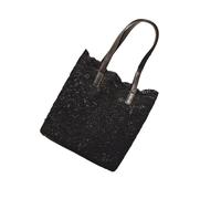 Zymoplas Sac messager spacieux et tendance pour femme moderne, sac à main en forme de seau en Polyester, sac à bandoulière seau pour femmes, noir