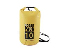Zymoplas Sacs étanches Multifonctionnel Sac à extérieur Une épaule équipement Pliable Kayak Rafting Sac pêche Camping, Jaune, Épaule Simple 2L