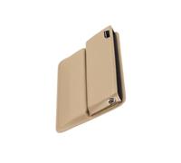 Zymoplas Siège de voiture pratique Gap Filler Siège de voiture en cuir PU Fit pour les clés Petits objets Portefeuille Élégant et fiable, Beige
