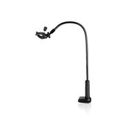 Zymoplas Support de sèche-cheveux support fixe de bureau 360 degrés Table mains libres à trois mâchoires électrique