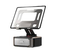 Zymoplas Supports de Haut-parleurs avec intégration Bluetooth sans Fil, ABS Saker, Support de Tablette Rotatif, Haut-Parleur, étagère de Bureau, Support de Haut-Parleur