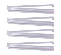 Zymoplas Supports de Mahjong en Acrylique Transparent, 4 pièces, avec poussoirs, Support de Carreaux de Mahjong américain, Kit de Bras poussoirs, D