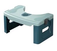 Zymoplas Tabouret de Toilette épais pour Salle de Bain, Facile à et ne Prend Pas Place. ABS, ne Glisse Pas Facilement. Courbé, s'adapte à la Plupart des Toilettes, tapez+2