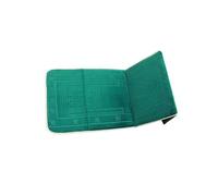 Zymoplas Tapis de méditation Pliable, Beau Tapis de prière Portable pour la décoration la Maison, Vert, 55x147cm