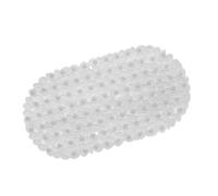 Zymoplas Tapis de Salle de Bain inodore avec Effet antidérapant, pour hôtel et Maison, en PVC, Tapis Sol antidérapant, pour baignoires, Etc, Blanc