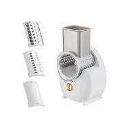 Zymoplas Trancheuse de cuisine pratique, outils de coupe légumes sans fil pour une préparation et facile des aliments et pouvant être démontée, blanc