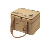 Zymoplas Transportez Vos Essentiels de Camping avec Style, Sac fourre-Tout de Camping, Sacs pour Organiser Le Rangement du, Organisateur Cuisine, Kaki, 30L