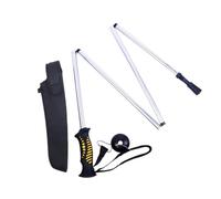 Zymoplas Wading Rod Bâton De Pêche en Alliage D'aluminium Accessoire De Randonnée Pliable Fabrication Structure Stable Pliant Tackle