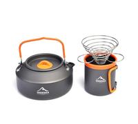 Zymoplas Widesea Camping Bouilloire Randonnée Verres Portable Tasse À Café Potable Théière Réutilisable Lavable Touriste avec Filtre, avec Porte-Filtre